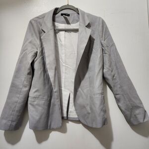 Aqua Light Gray Blazer